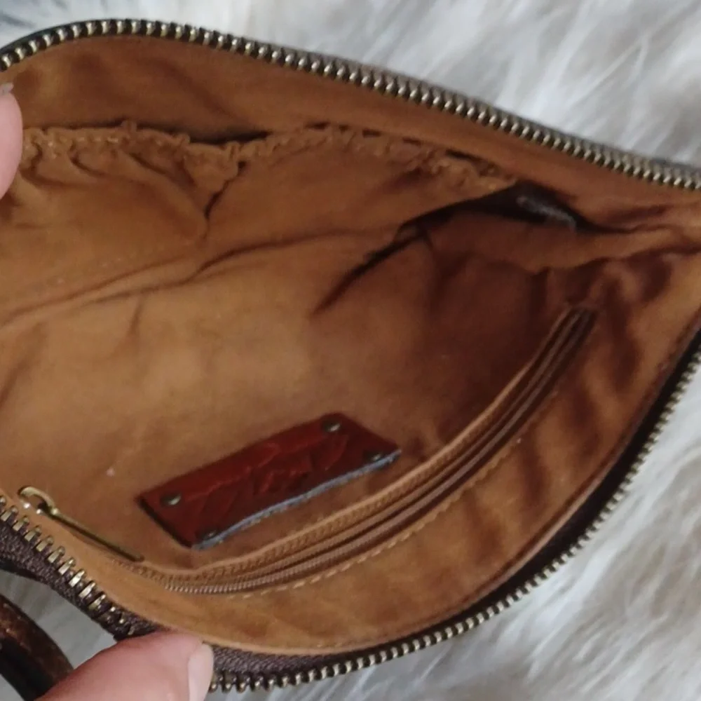 Patricia Nash Leather Wristlet